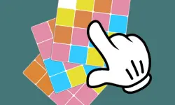 Sliding puzzle. Get the pattern