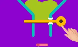 Colored Water & Pin Game