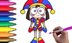 Pomni Coloring Time