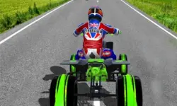 ATV Quad Bike Traffic Rider