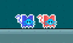 Red and Blue Cats
