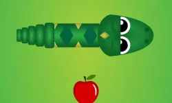 image Snake Eats Apple