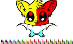 Cute Bat Coloring Book